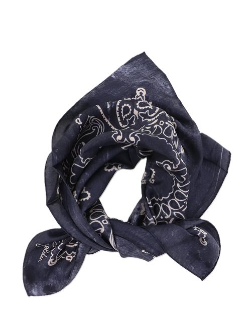 Foulard grigio antracite con motivo paisley Golden Goose | GUP01053.P000667.60318ANTHRACITE